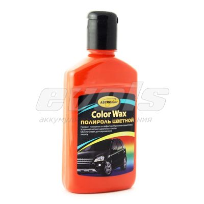 Полироль цветной "Color Wax" (красный) "Астрохим" (250мл) — основное фото